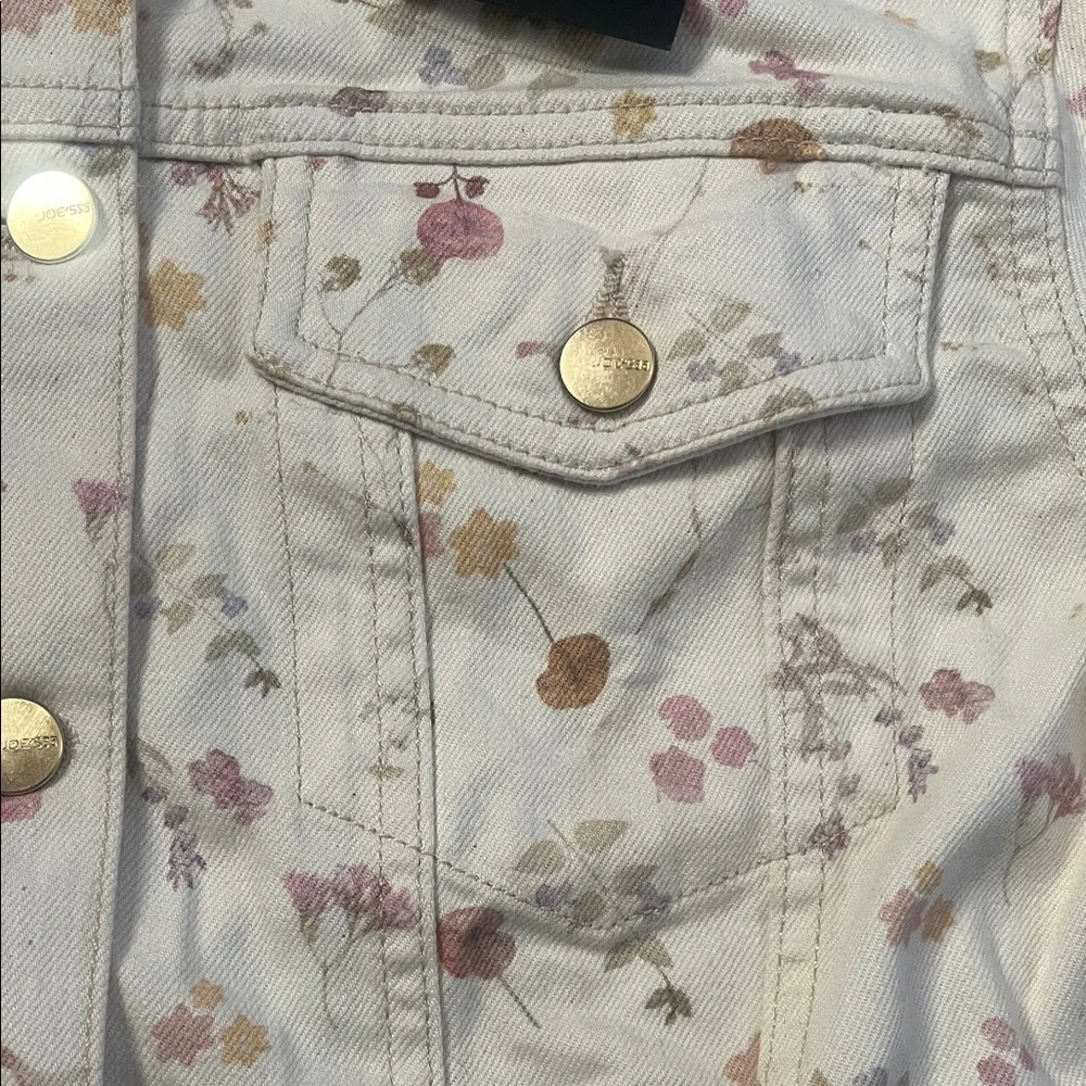 Joe's The Boyfriend Floral Denim Jacket - Picture 6 of 14